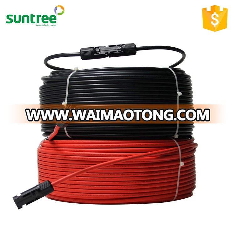 UL ,TUV Approved Suntree 10mm Photovoltaic Solar DC Cable